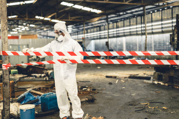 Professional Biohazard technician working in West Jefferson, NC